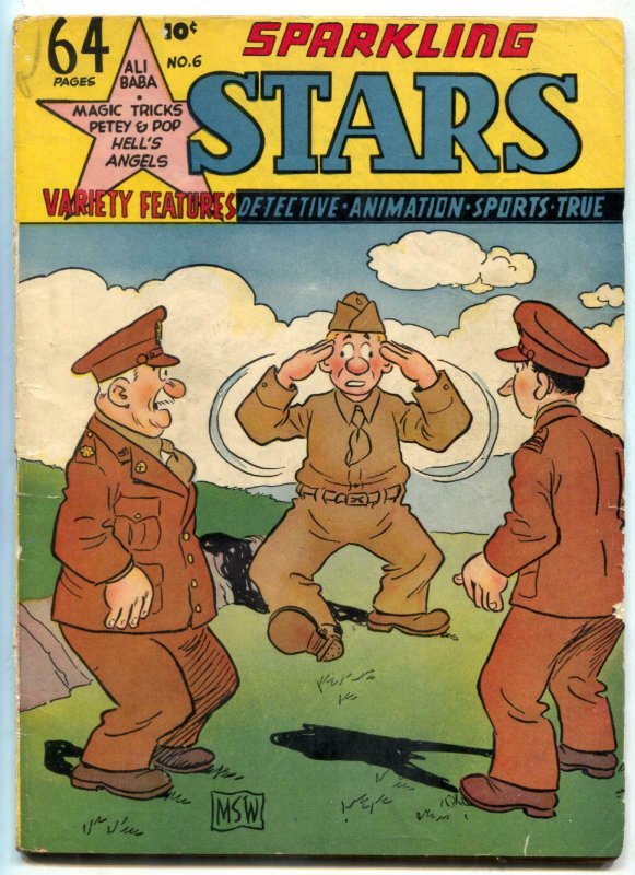 Sparkling Stars #6 1944-Holyoke Golden Age Comic- Stormy Daye VG/F