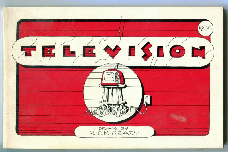 TELEVISION, Rick Geary, 1978, Pacifc Comics, 1st, more HTF items in store