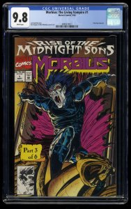 Morbius: The Living Vampire (1992) #1 CGC NM/M 9.8 1st Solo Midnight Sons!