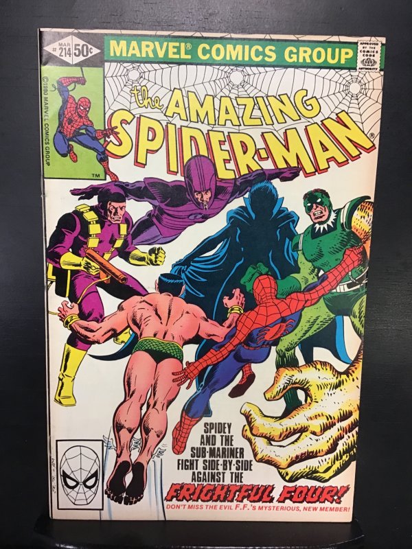 The Amazing Spider-Man #214 (1981)nm
