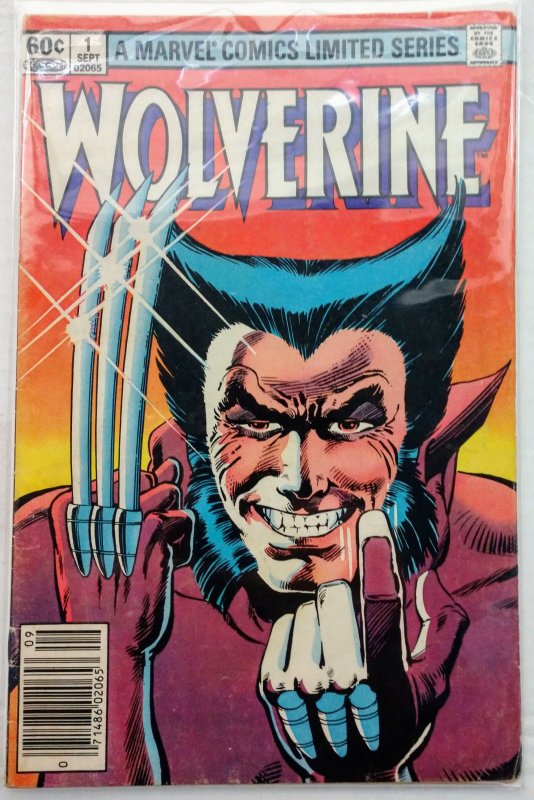 Wolverine Limited Series #1 NEWSSTAND (VG/FN)(1982)