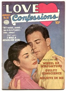 Love Confessions #26 - 1953 - Quality - VF - comic book
