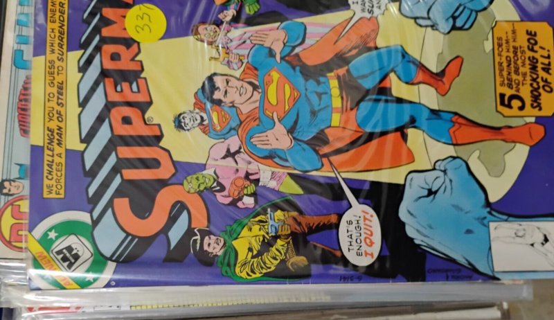 SUPERMAN # 337  1979 DC COMICS  whitman variant curt swan