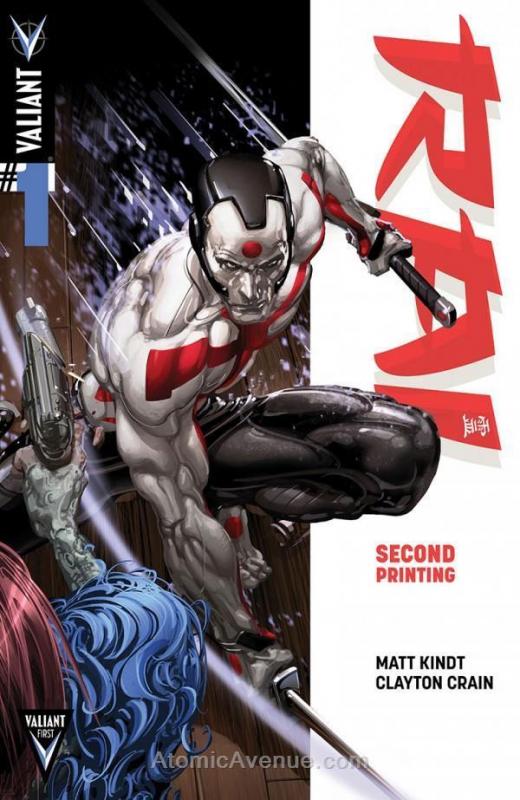 Rai (2nd Series) #1 (2nd) VF/NM; Valiant | save on shipping - details inside