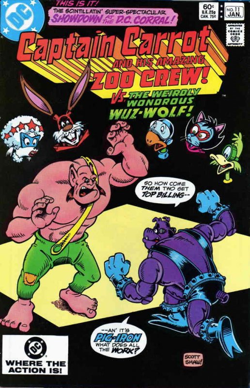 Captain Carrot and His Amazing Zoo Crew #11 FN ; DC