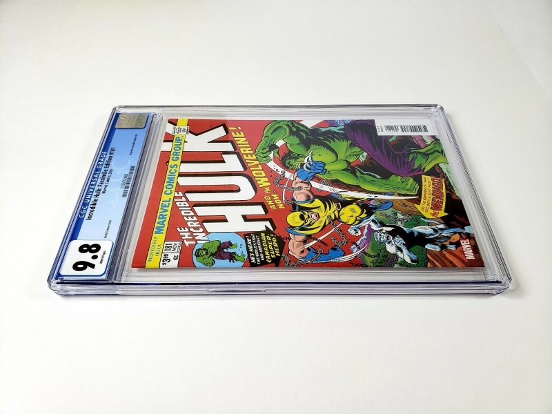 Incredible Hulk #181 Facsimile Edition CGC grade 9.8 Marvel Comics 2019