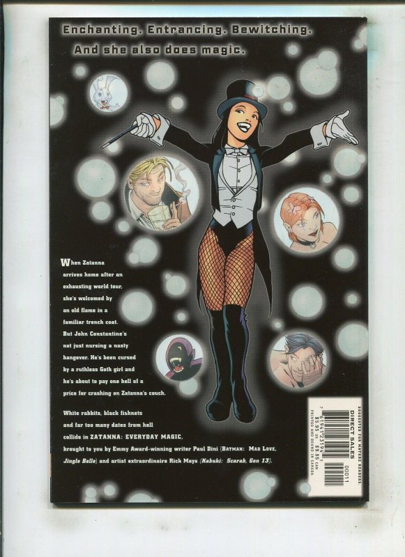 ZATANNA: EVERYDAY MAGIC (9.2 OB) BRIAN BOLLAND COVER, TPB!! 2003