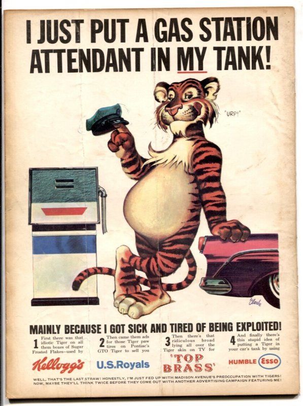 MAD Magazine #92-1965-mistletoe gag cover-VG