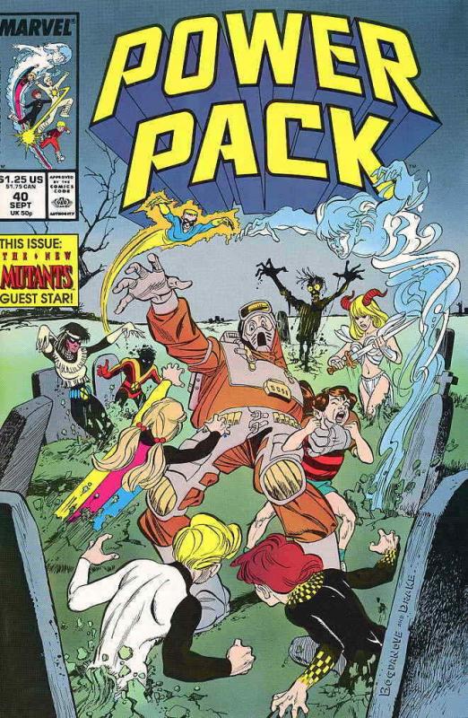 Power Pack #40 VF; Marvel | save on shipping - details inside