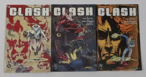 Clash #1-3 VF/NM complete series Adam Kubert ; DC