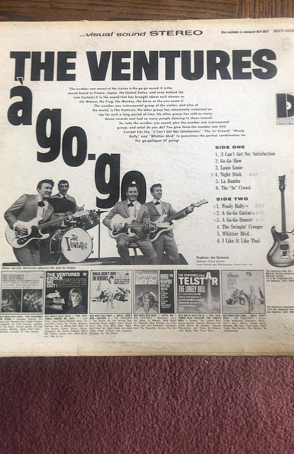 The ventures a go-go,LP, mint.  No sleeve