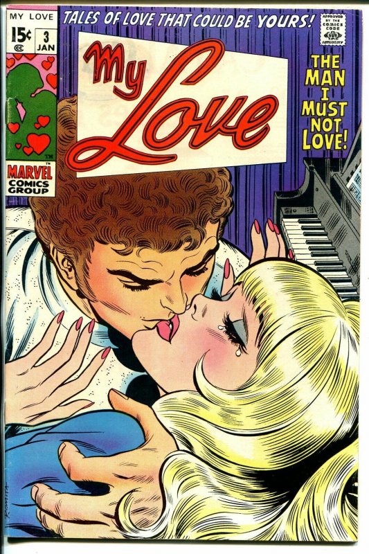 My Love #3 1970-Marvel-John Romita-spicy-John Buscema-FN