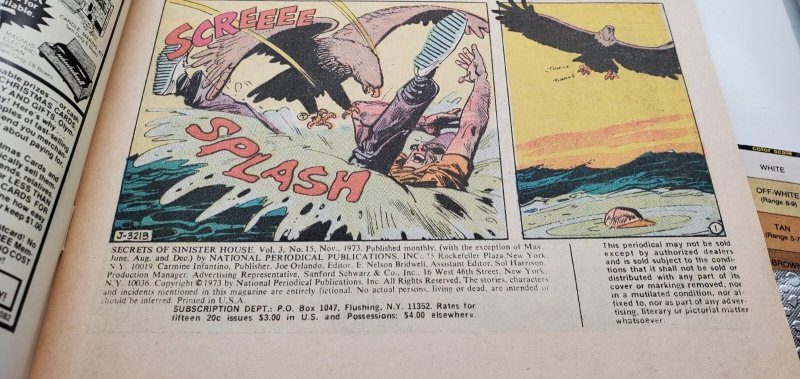 Secrets of Sinister House #15 (1973) F/VF