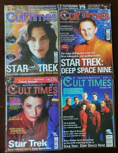 Star Trek Deep Space Nine Cult Times Magazine lot 4 diff