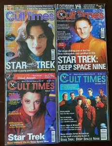 Star Trek Deep Space Nine Cult Times Magazine lot 4 diff