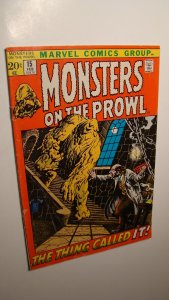 MONSTERS ON THE PROWL 15 *SOLID COPY* THING MONSTERS MARVEL HORROR 1972