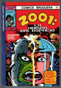 2001 #2-SPANISH COMIC-JACK KIRBY ART-1977-UNIQUE VERSION VF