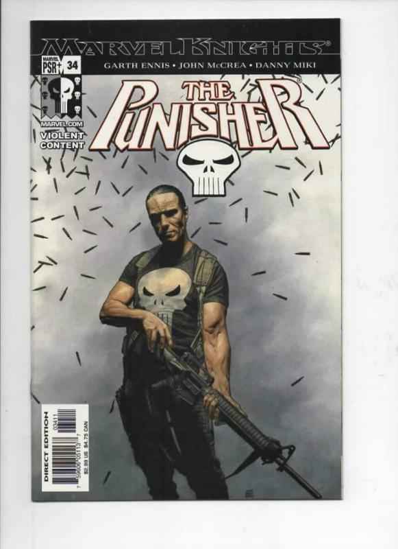 PUNISHER #34, NM, Garth Ennis, 2001 2003, Frank Castle, Blood, Marvel