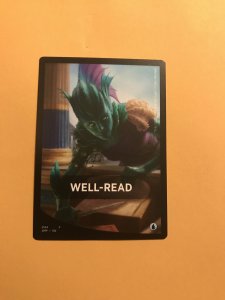 WELL READ Theme card : Magic the Gathering MTG card; JUMPSTART 2020 NM |  Comic Collectibles - Trading Cards - Magic the Gathering / HipComic