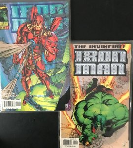 Iron Man #1 + #2 (1996) lot of 2 issues