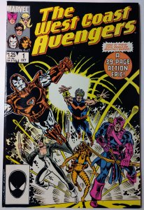 West Coast Avengers #1 (7.5, 1985) Debut of Iron Man’s Silver Centurion armor