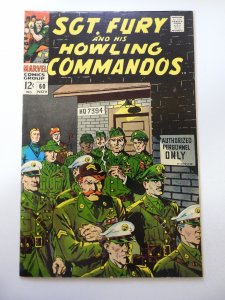 Sgt. Fury #60 (1968) FN Condition Manufactured W/ one staple