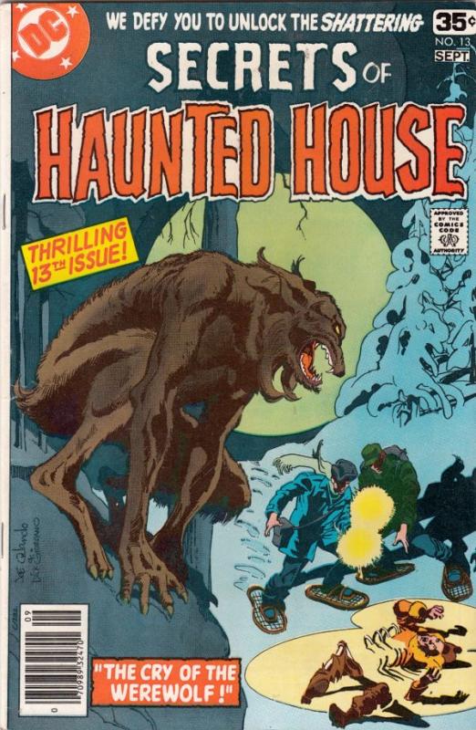 Secrets of Haunted House #13 (Sep-78) NM- High-Grade Werewolf