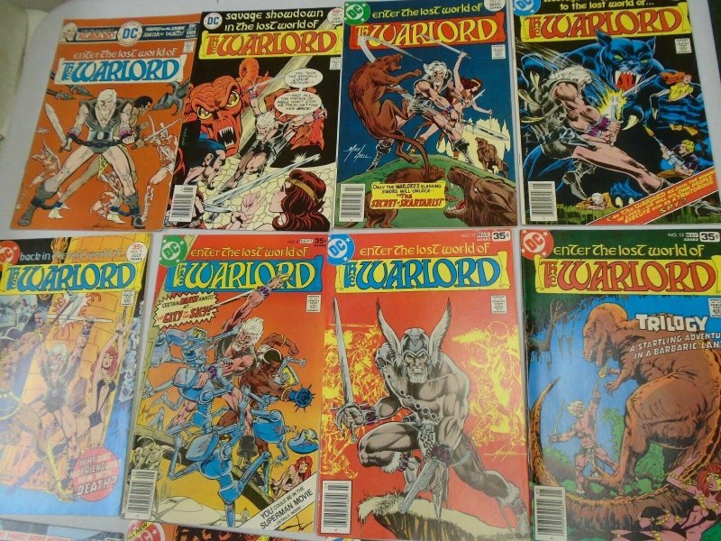 Warlord (1st Series DC), 22 Different, HI Grade (1976-1980)