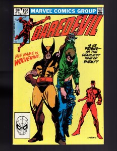 Daredevil #196 (1983) 1st meeting of DD & WOLVERINE/ ID#708