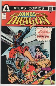 HANDS of the DRAGON #1 VF,  Craig, Kung Fu, 1975 Atlas more indies in store