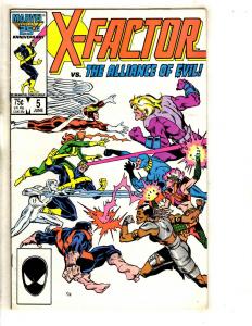 X-Factor # 5 FN Marvel Comic Book 1st Apocalypse Appearance X-Men Wolverine J318