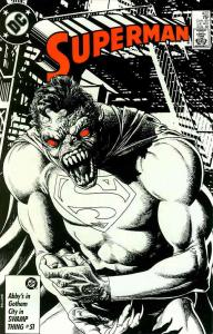 Superman (1st Series) #422 FN ; DC | Brian Bolland B&W Cover