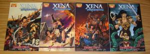 Xena Warrior Princess: Dark Xena #1-4 VF/NM complete series - lau variants set