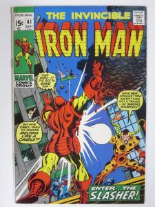 IRON MAN 41 FINE September 1971 DATE STAMP