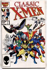 Classic X-Men #1 First issue comic book Marvel-1986
