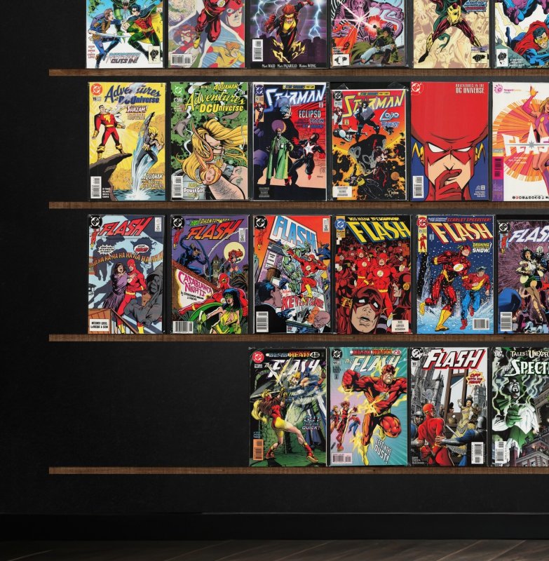 Huge Lot 150+ Comics with The Flash, The Spectre, Infinity, Inc. & More!