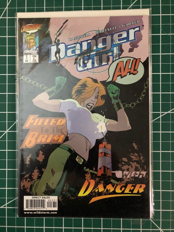 Danger Girl Special (2000) + 2, 3, 7 (1997) Campbell, Hughes art