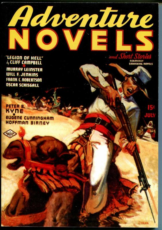 Adventure Novels 7/1937-High Adventure-pulp reprint-Legion of Hell-NM