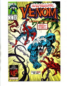 Venom Lethal Protector #5 - 1st Phage - Spiderverse - KEY - 1993 - VF/NM