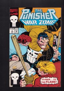 Punisher: War Zone #4 - SIGNED BY JOHN ROMITA JR! (9.2) 1992