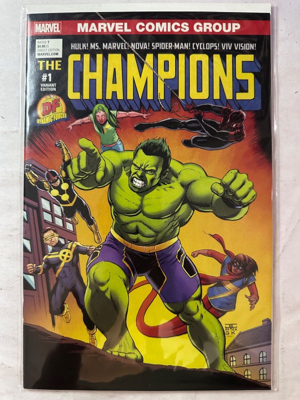 Champions #1 Dynamic Forces Cover (2016)