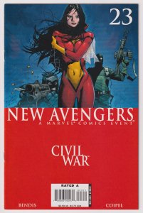 From Marvel Comics! New Avengers! Issue #23! Civil War! 