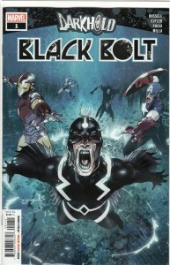 DARKHOLD BLACK BOLT #1 MAIN COVER POGGI MARVEL COMICS 2021 EB195
