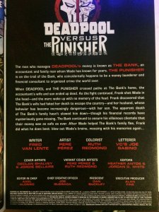 Deadpool versus The Punisher #3 Lente Perez Redmond Marvel Comics NM 2017