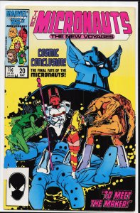 Micronauts: The New Voyages #20 (1986)