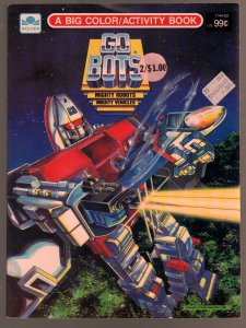 Go Bots Coloring Book #1144-52 1986-robots-transformers- 