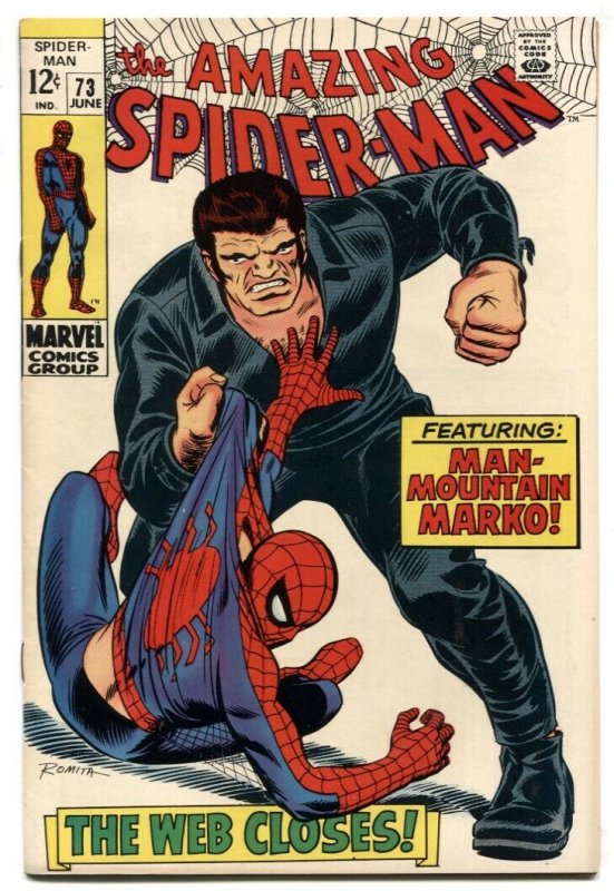 Amazing Spider-Man #73 comic book 1969- Romita- 1st Silvermane FN+