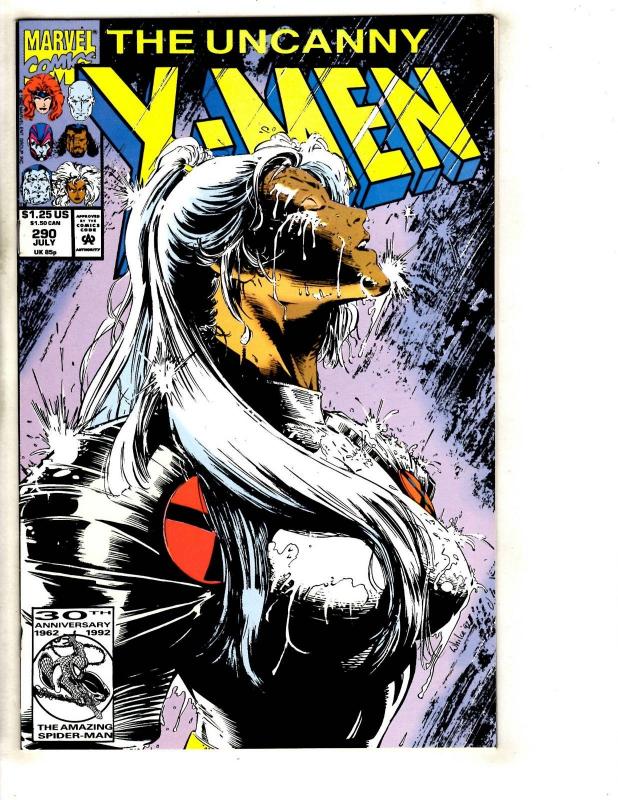 10 Uncanny X-Men Marvel Comic Books #281 283 284 285 286 287 288 289 290 291 DB9