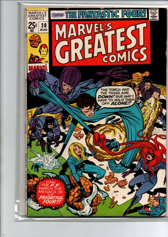 Marvel's Greatest Comics #28 - Fantastic Four - 1971 - Fine/Very Fine