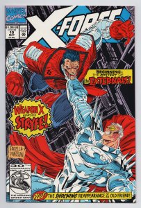 X-Force #10 Weapon X | 1st App Externals (Marvel, 1992) VG/FN
